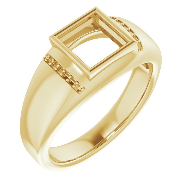 Accented Bezel-Set Ring