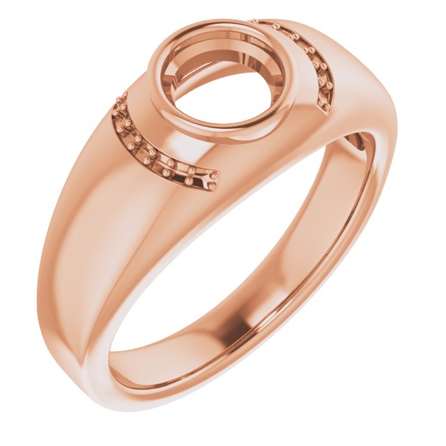 Accented Bezel-Set Ring