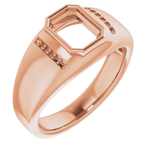 Accented Bezel-Set Ring