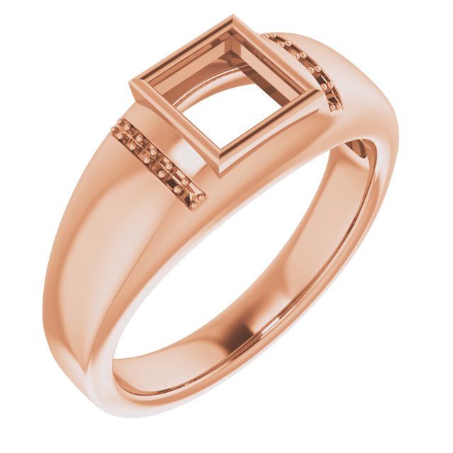 Accented Bezel-Set Ring
