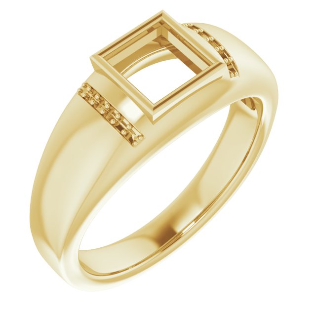 Accented Bezel-Set Ring