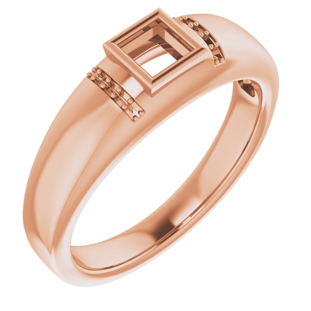 Accented Bezel-Set Ring