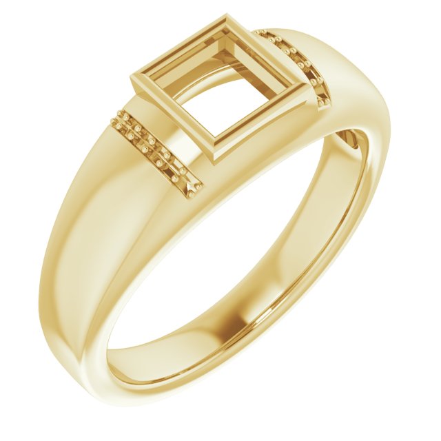 Accented Bezel-Set Ring