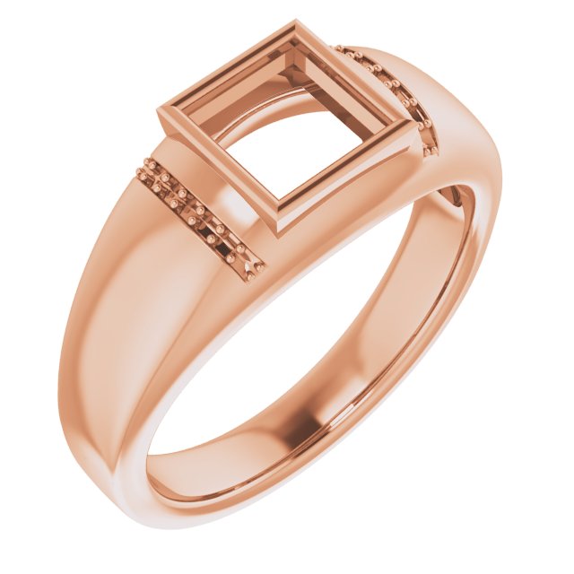 Accented Bezel-Set Ring