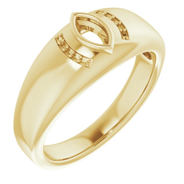 Accented Bezel-Set Ring
