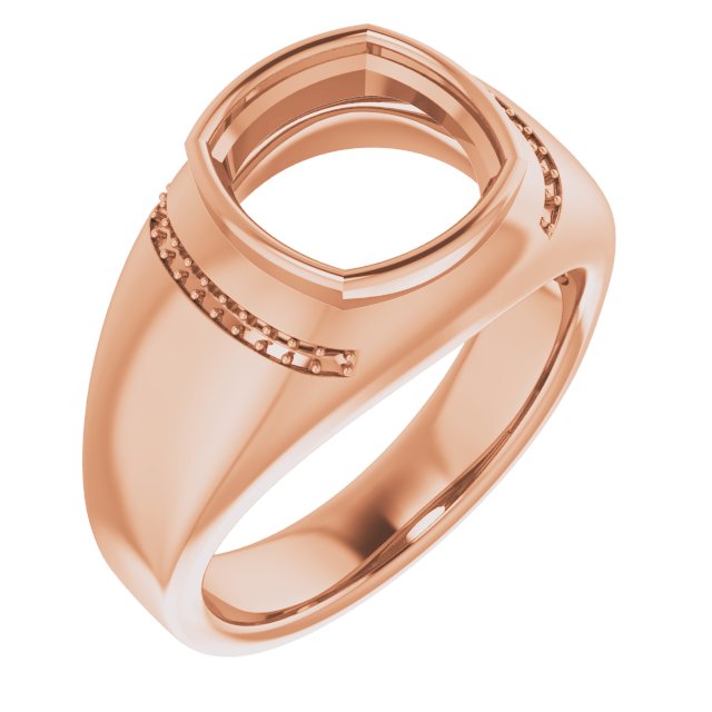 Accented Bezel-Set Ring