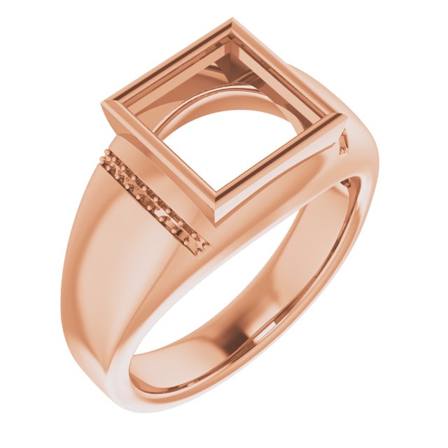 Accented Bezel-Set Ring