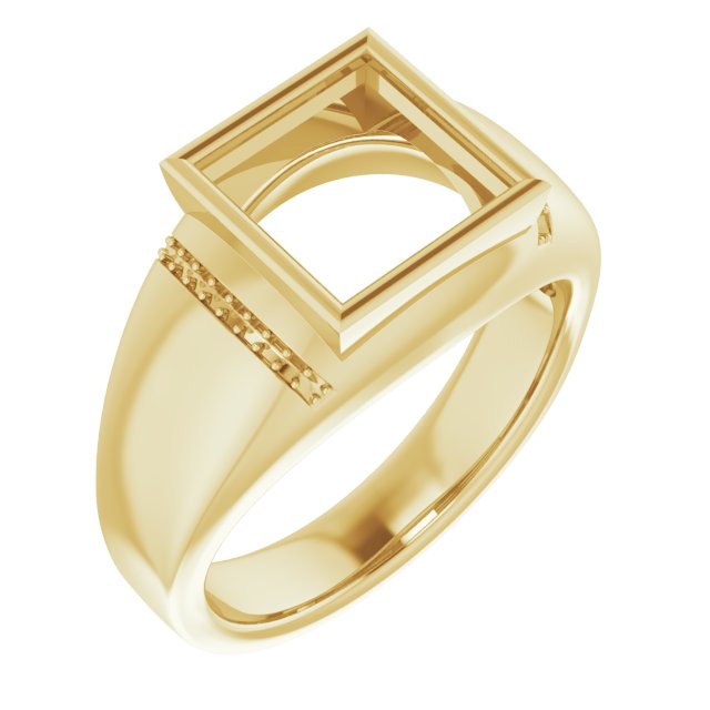 Accented Bezel-Set Ring