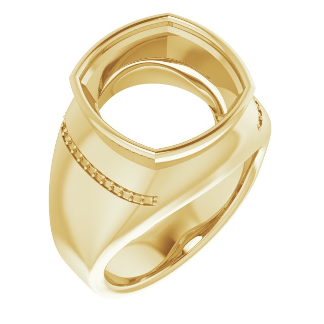 Accented Bezel-Set Ring