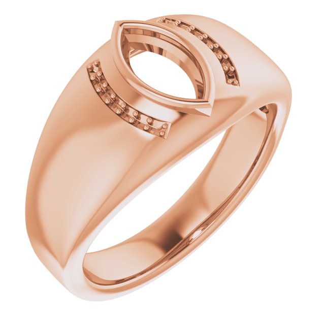 Accented Bezel-Set Ring