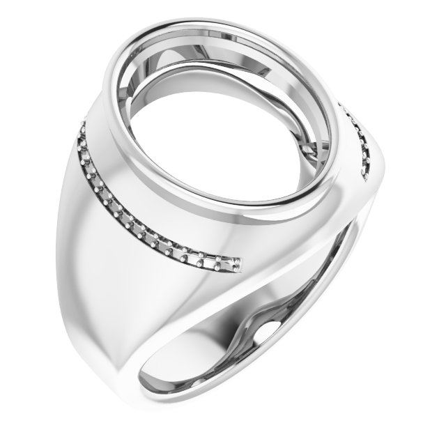 Accented Bezel-Set Ring