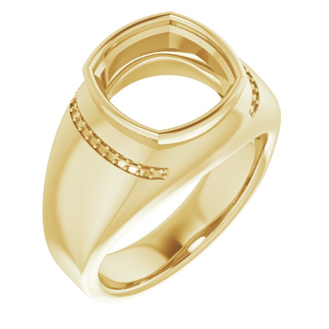 Accented Bezel-Set Ring
