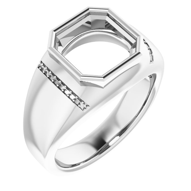 Accented Bezel-Set Ring