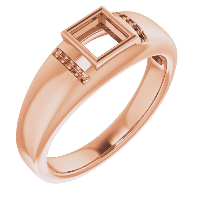 Accented Bezel-Set Ring