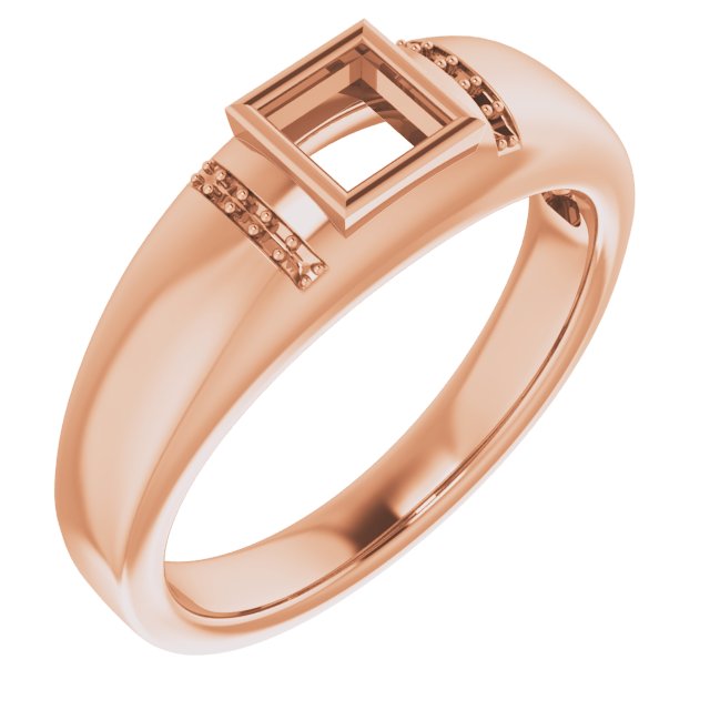 Accented Bezel-Set Ring