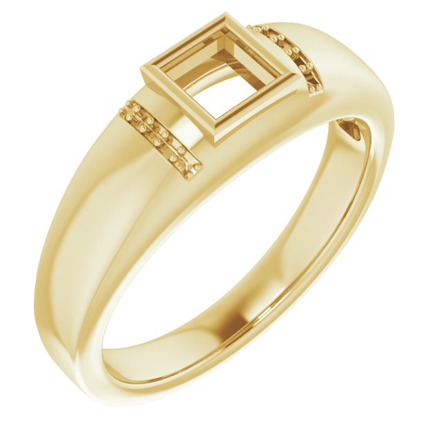 Accented Bezel-Set Ring