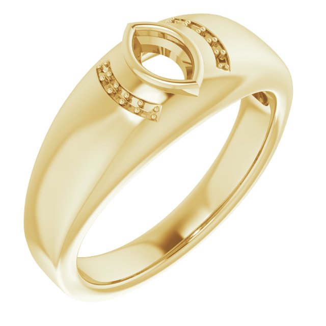 Accented Bezel-Set Ring