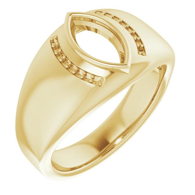 Accented Bezel-Set Ring