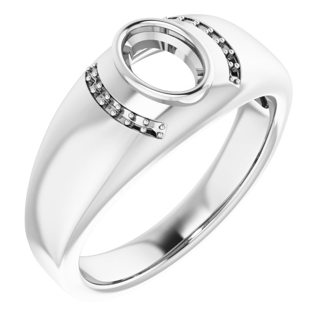 Accented Bezel-Set Ring