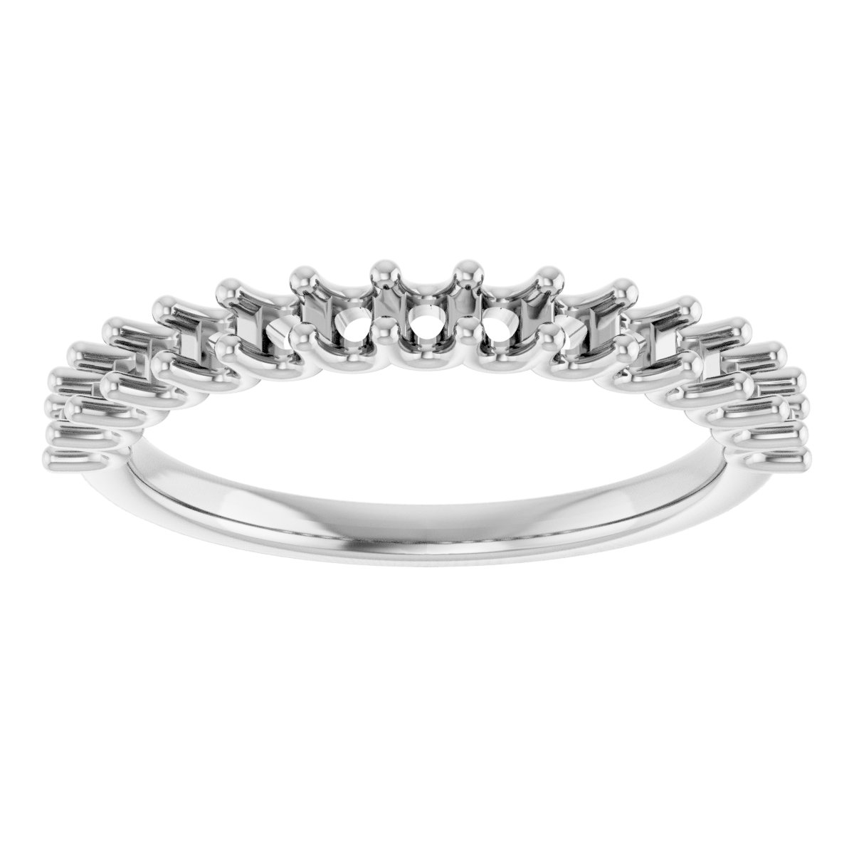 14K White 1/2 CTW Diamond Anniversary Band