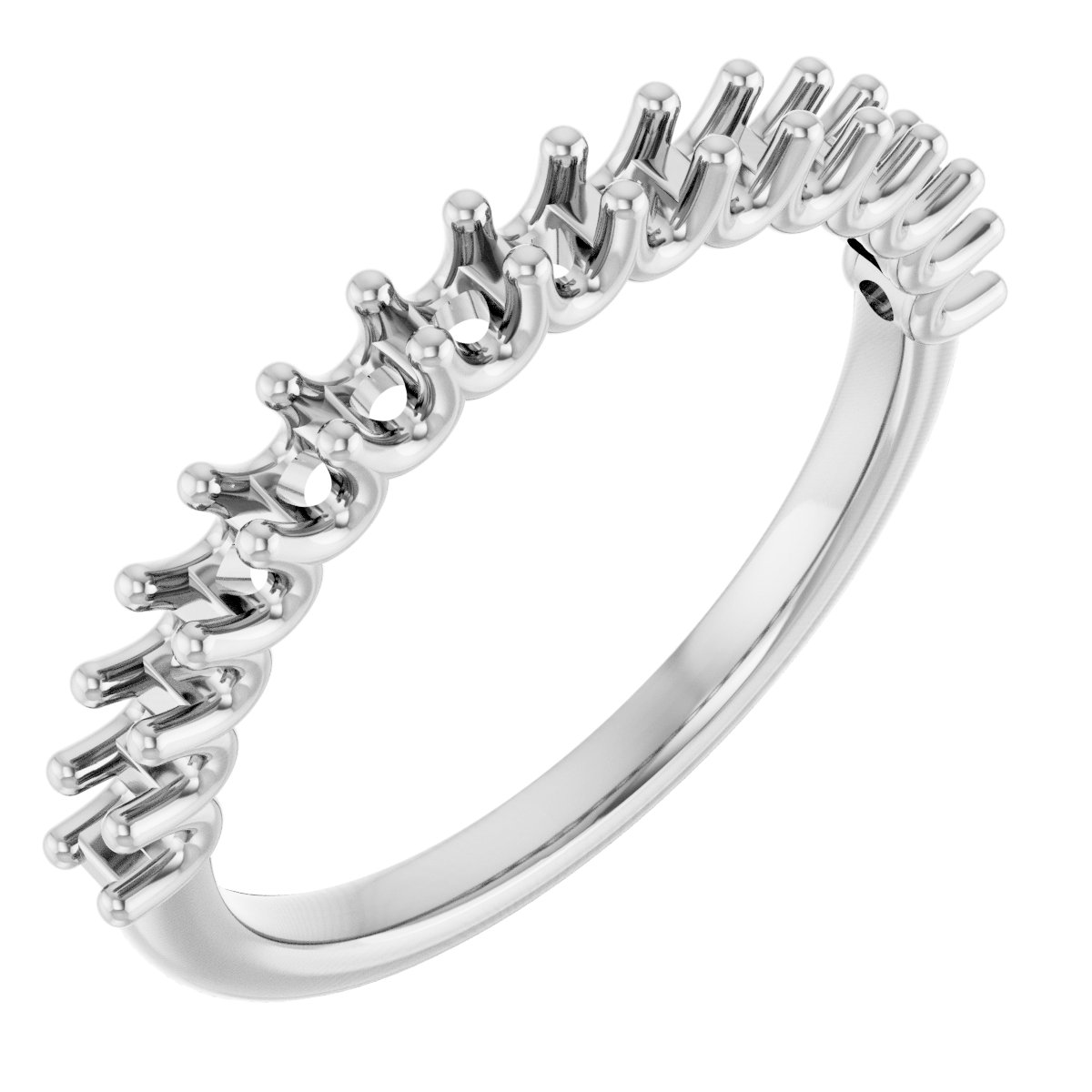 Platinum 1/2 CTW Natural Diamond Anniversary Band