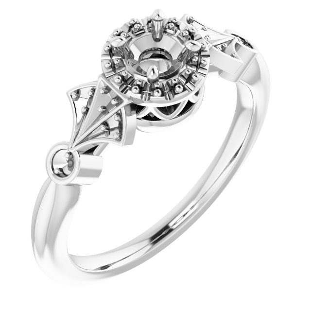 14k White Gold