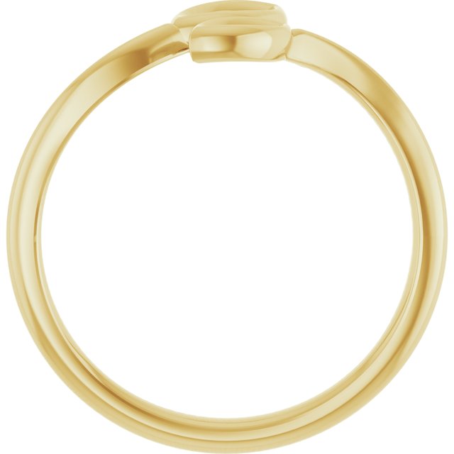 14K Yellow Double Marquise Shape Ring