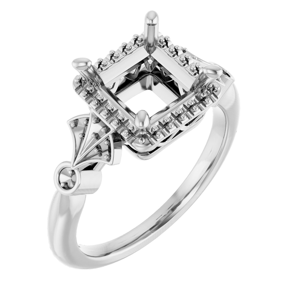 Halo-Style Ring