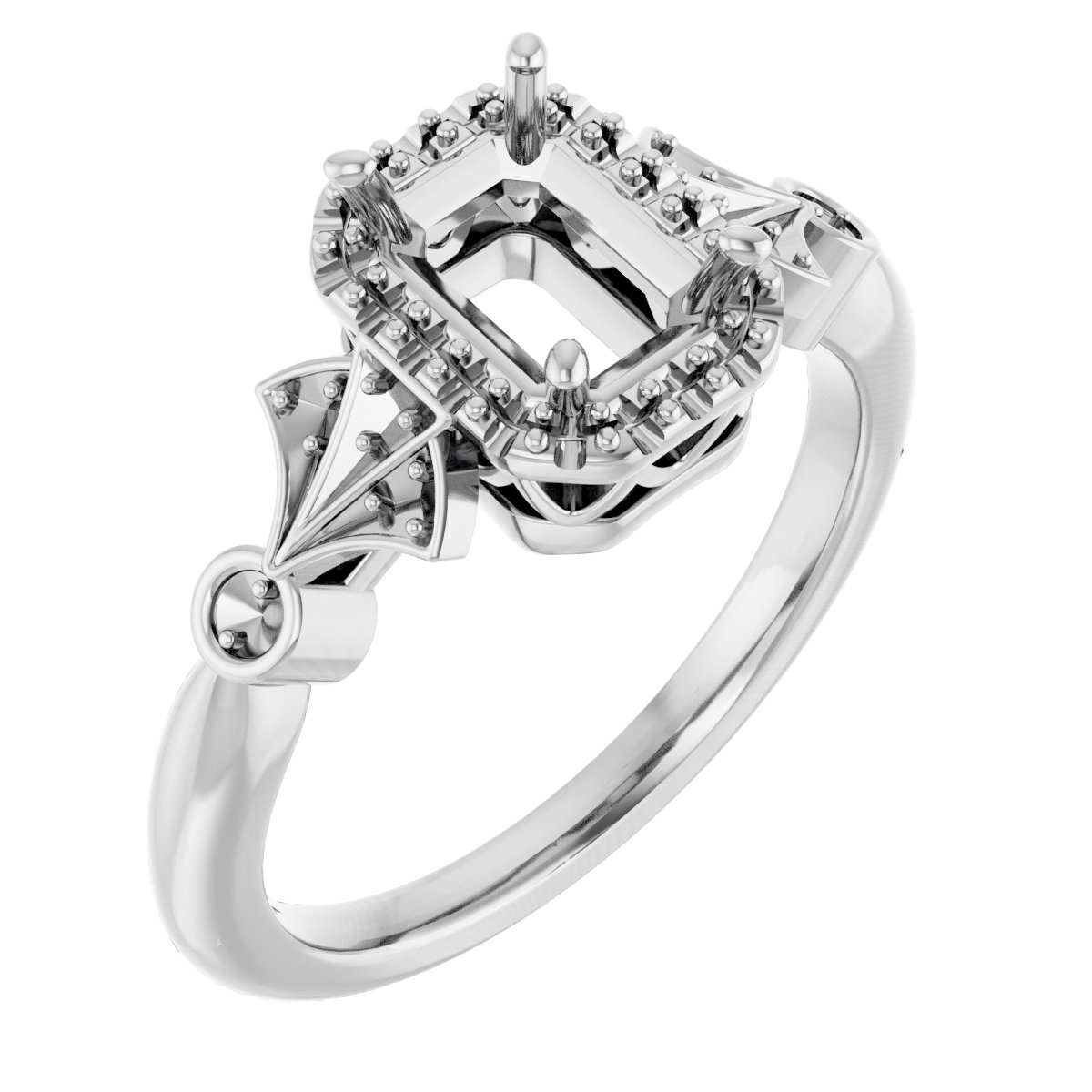 Halo-Style Ring