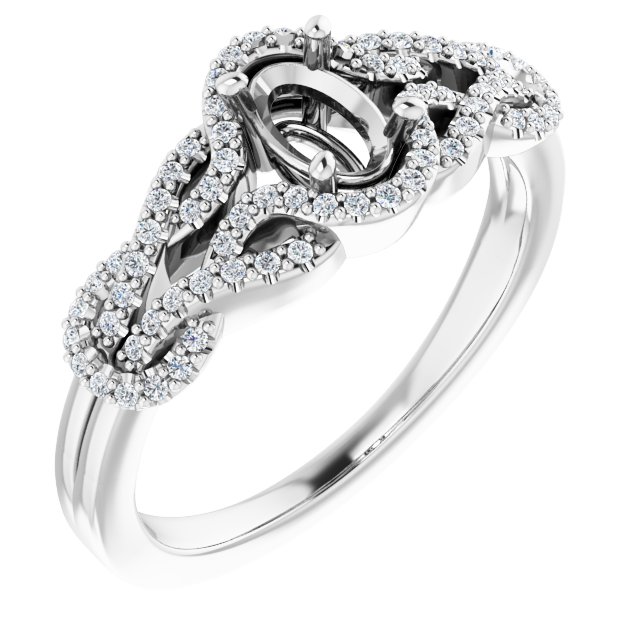 14k White Gold