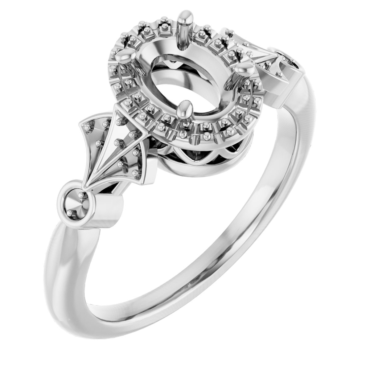 Halo-Style Ring