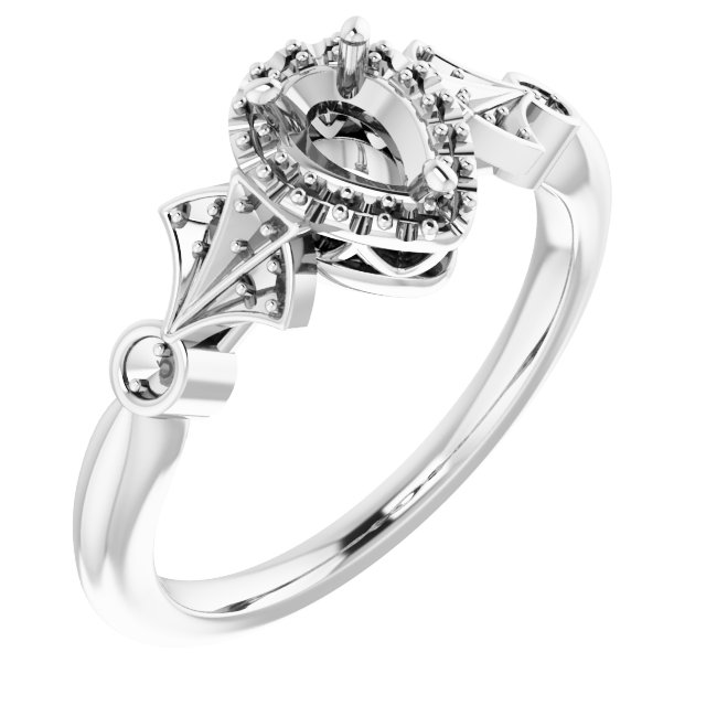 14k White Gold