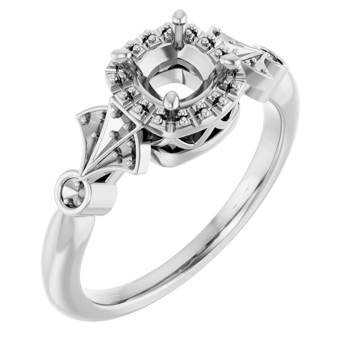 Halo-Style Ring