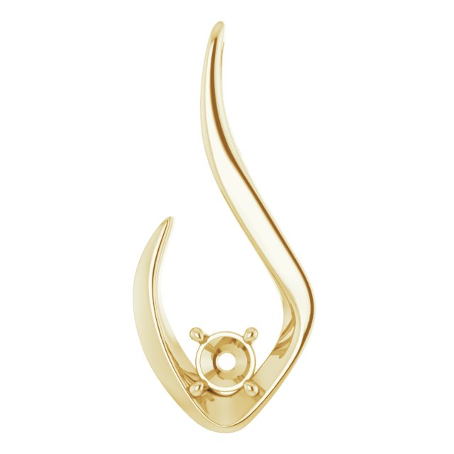 Accented Freeform Pendant