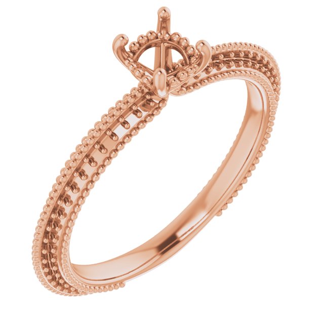 Accented Engagement Ring or Band