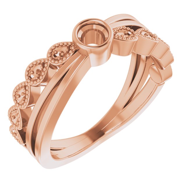 14K Rose .20 CTW Diamond Ring Ref 14068201