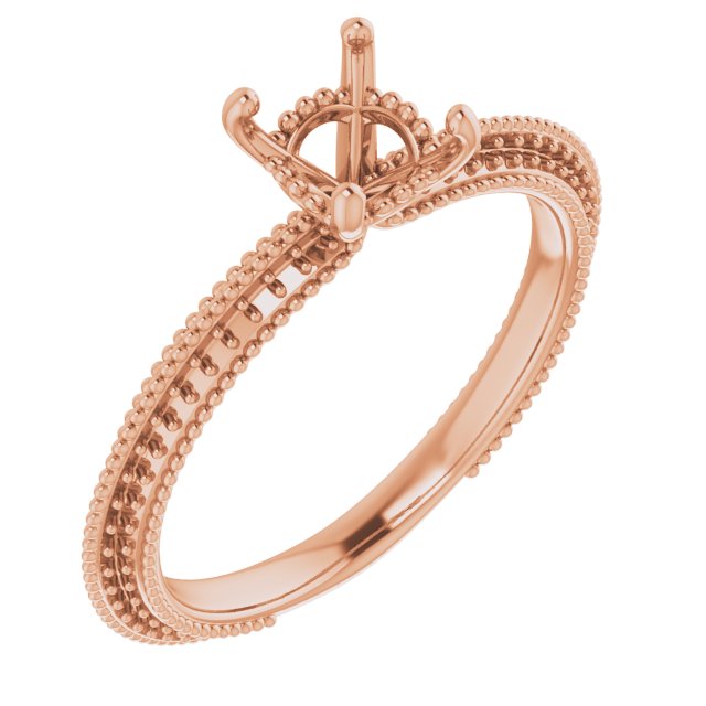 Accented Engagement Ring or Band