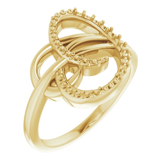 Accented Freeform Ring