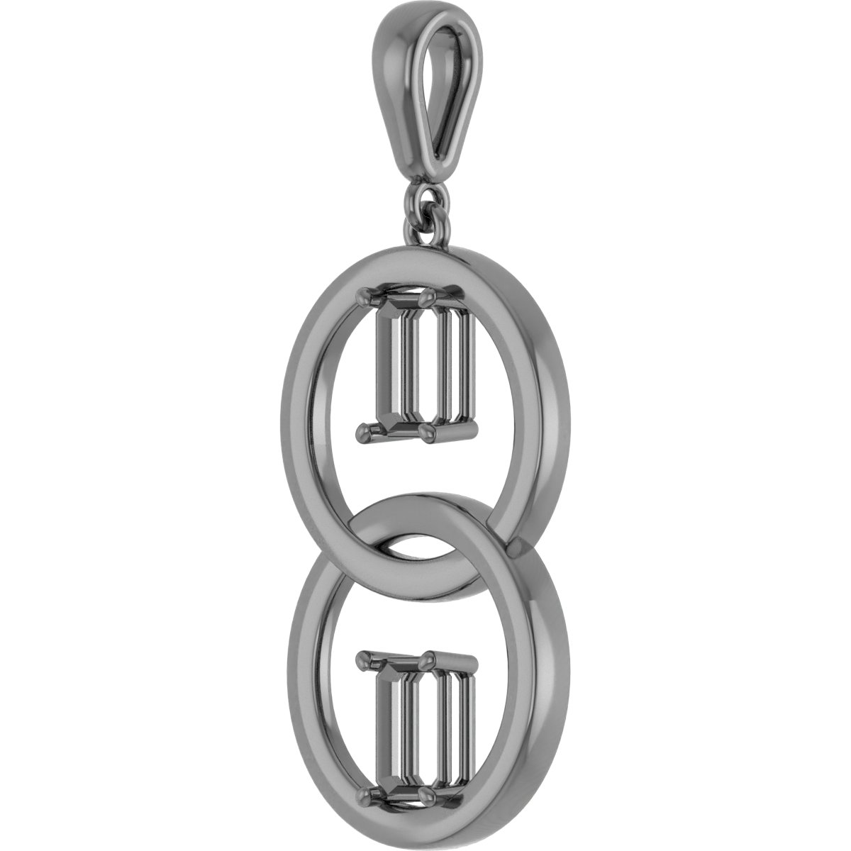 1/2 CTW Lab-Grown Diamond Pendant view 2