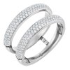 Platinum .50 CTW Diamond Ring Guard Ref 12721280