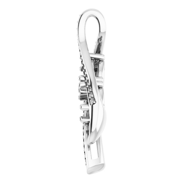 5/8 CTW Natural Diamond Pendant view 3