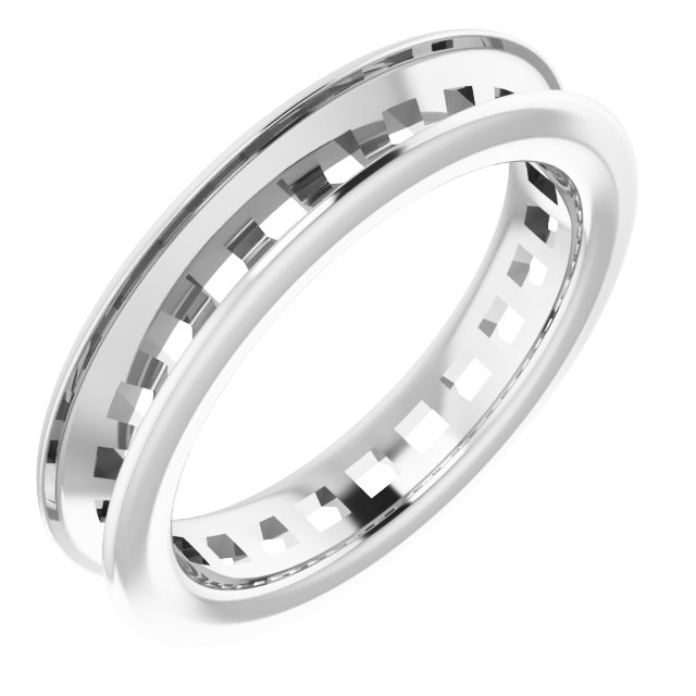 Platinum 2.5x2.5 mm Square 2 3/8 CTW Diamond Eternity Band