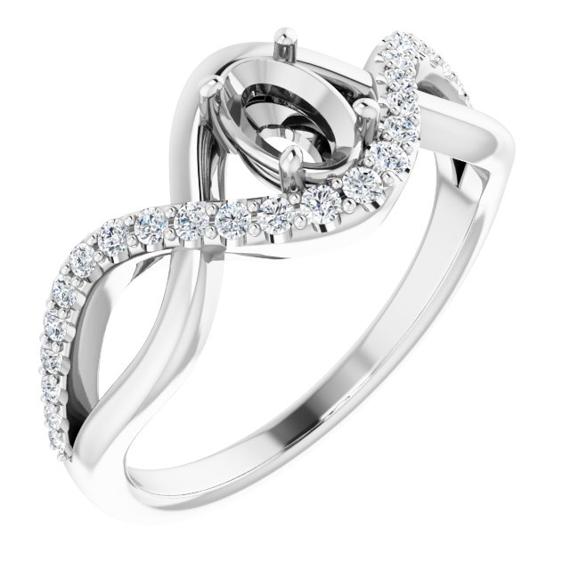 14k White Gold