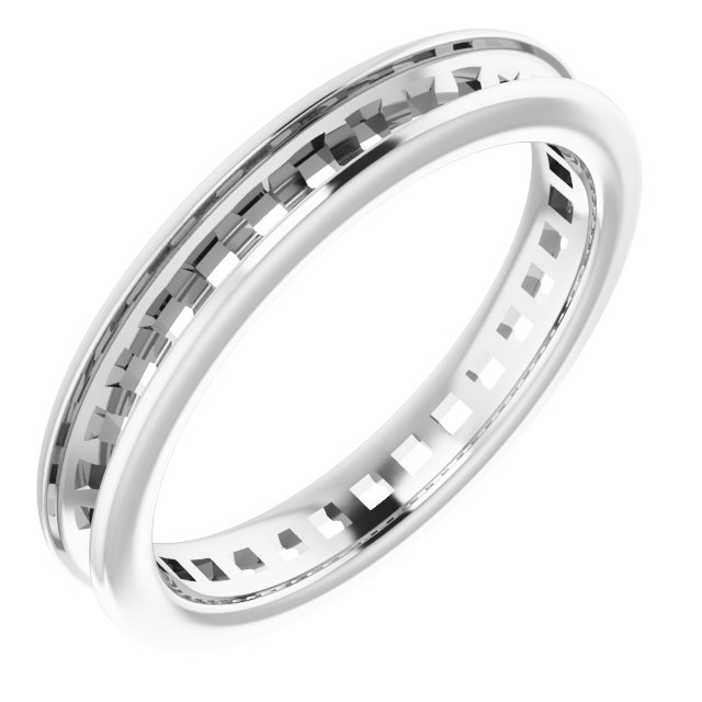 Platinum 2x2 mm Square 1.625 CTW Diamond Eternity Band Ref 12909438