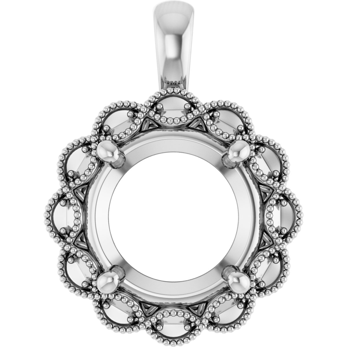 Halo-Style Pendant