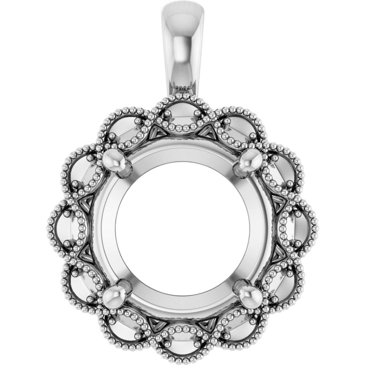 Halo-Style Pendant