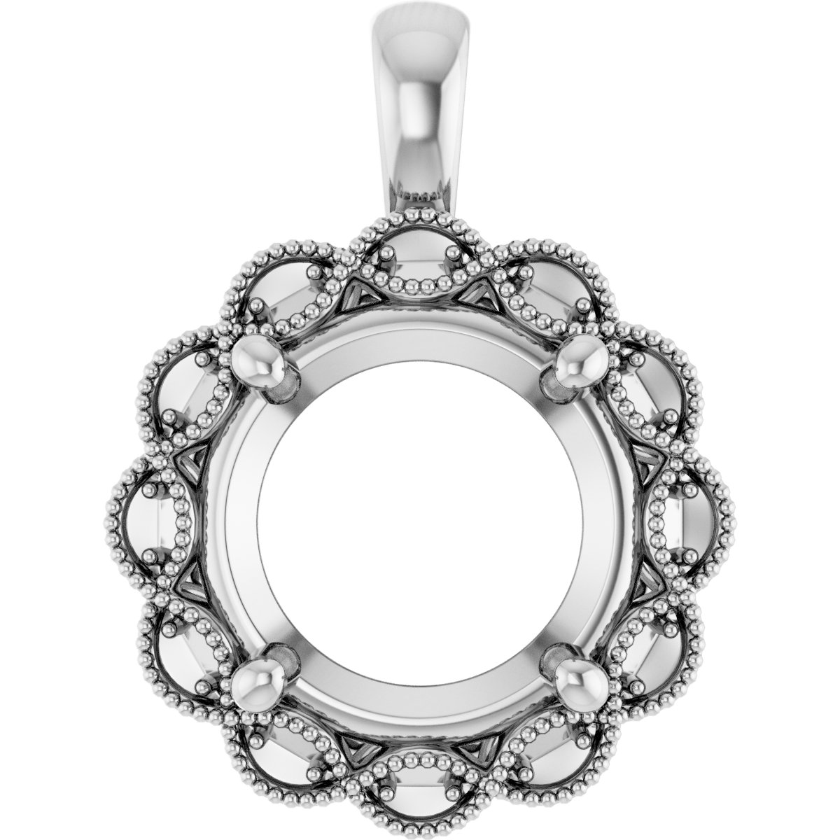 Halo-Style Pendant