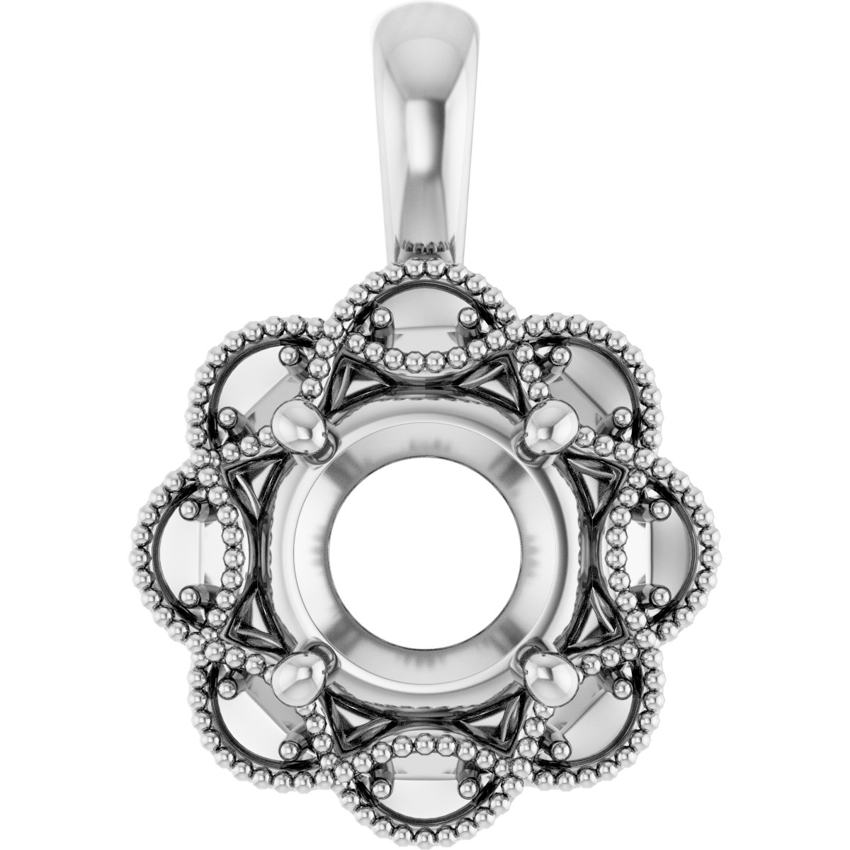 Halo-Style Pendant