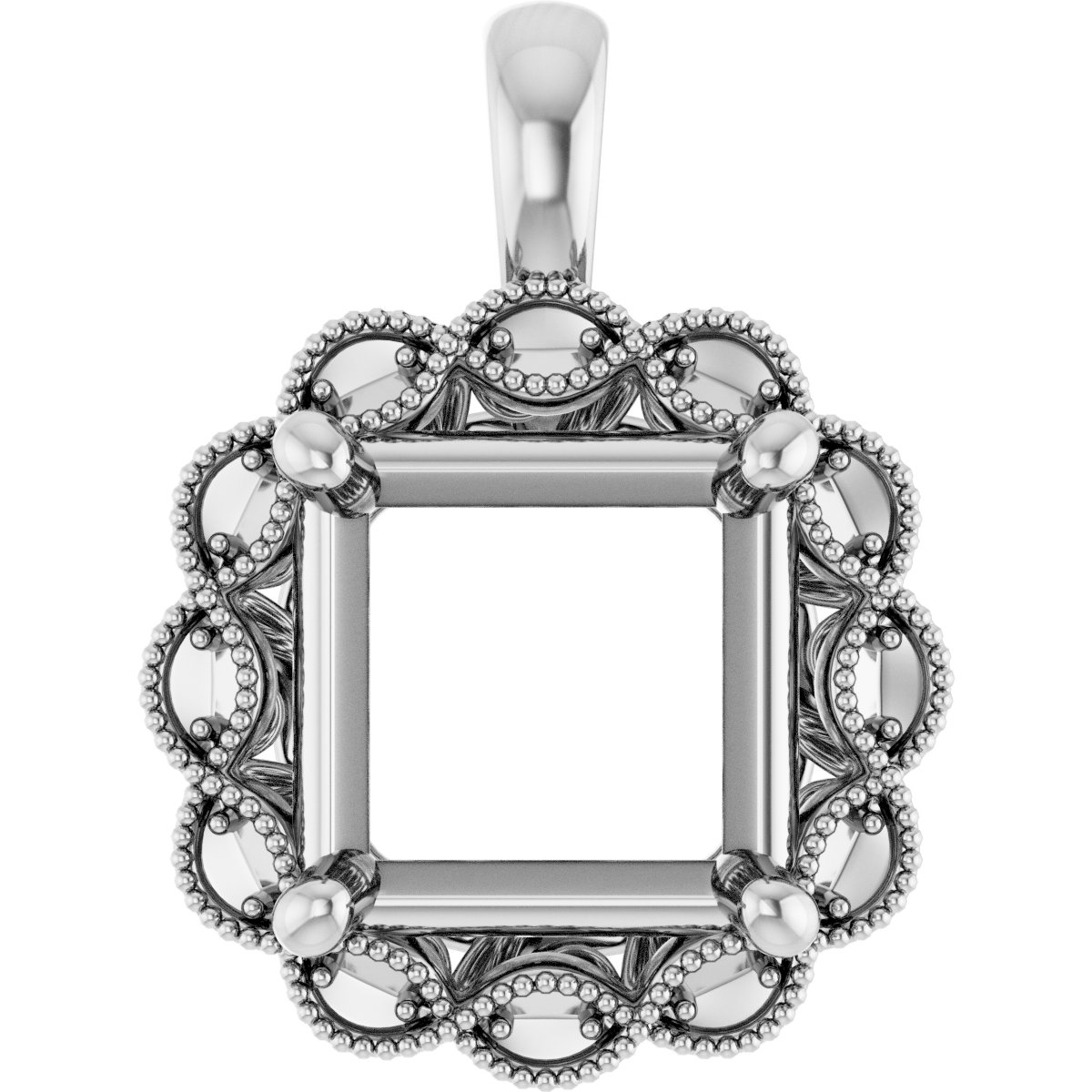 Halo-Style Pendant