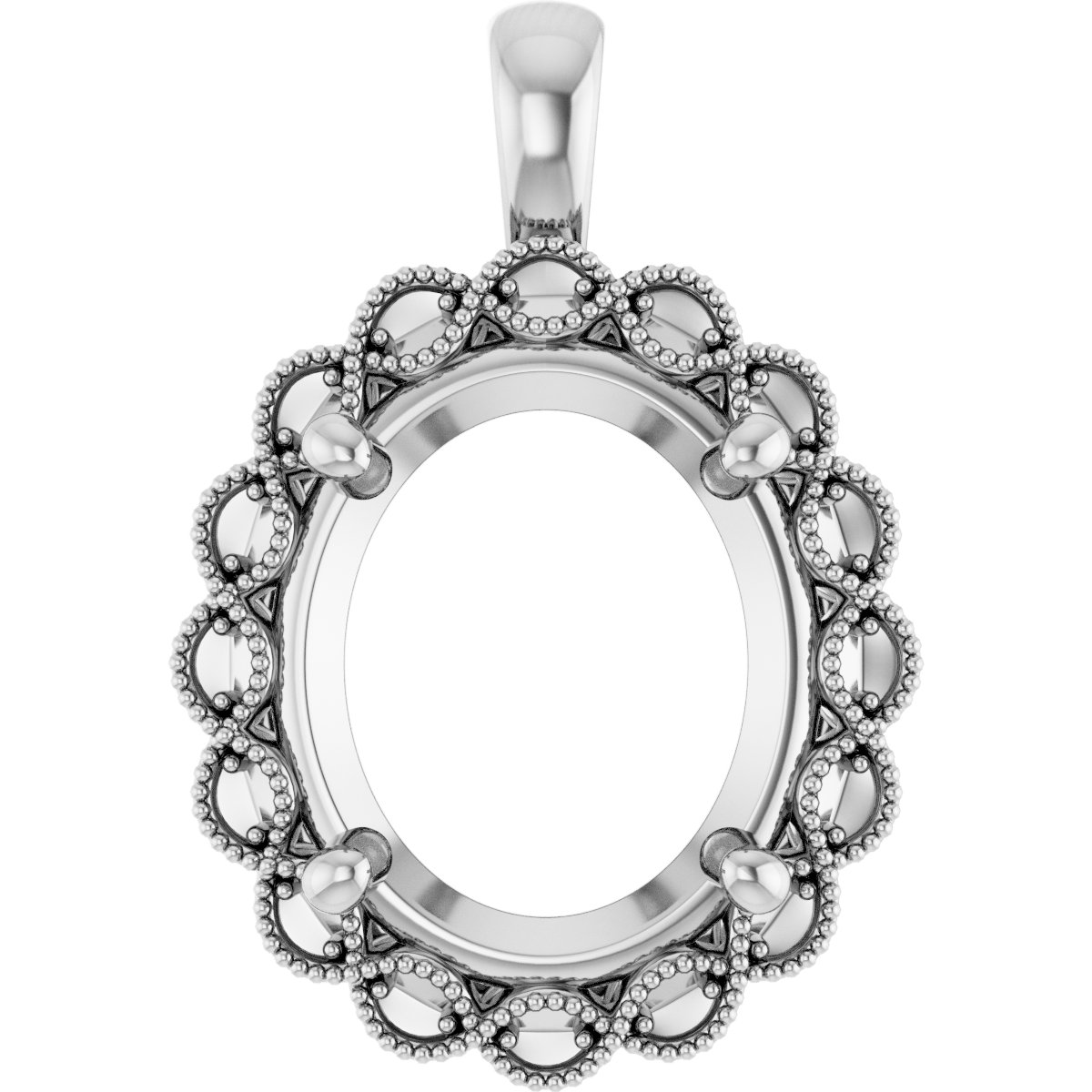 Halo-Style Pendant